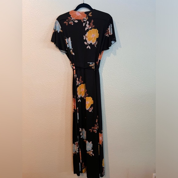French Connection Boho Wrap Dress Size 8 - Picture 3 of 7
